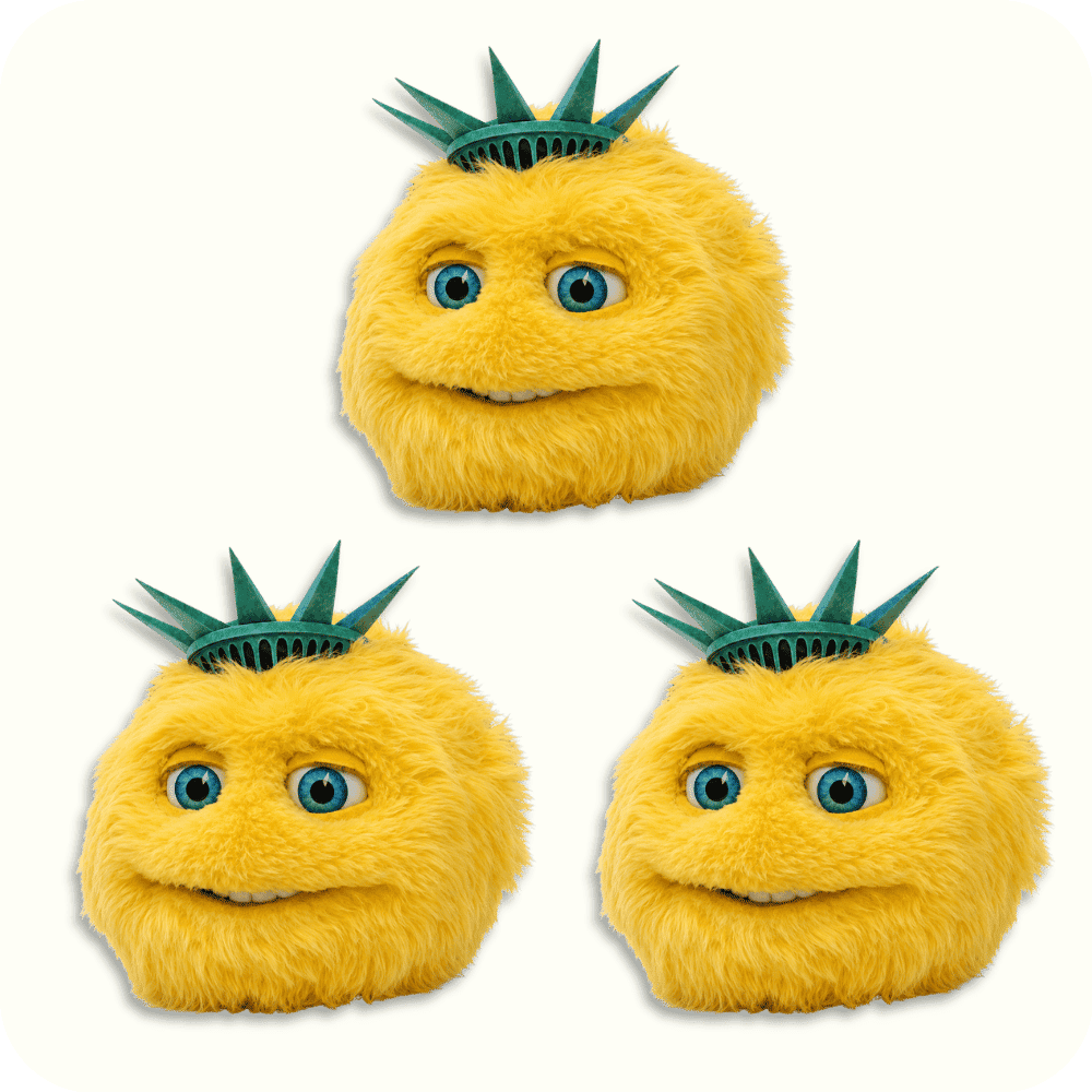 Liberty Biberty Plush 3PCS Liberty Biberty Plush 3PCS