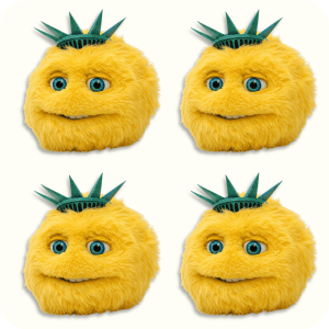 Liberty Biberty Plush 4PCS